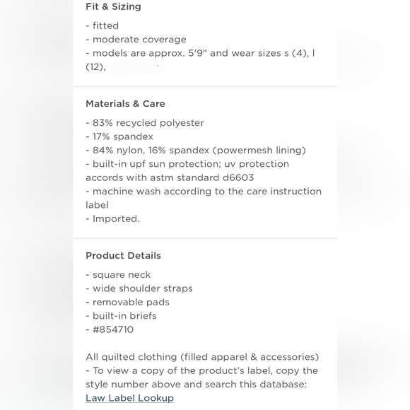 Old Navy Large Swim Dress sarong tropical green palm print NWT - Picture 8 of 8